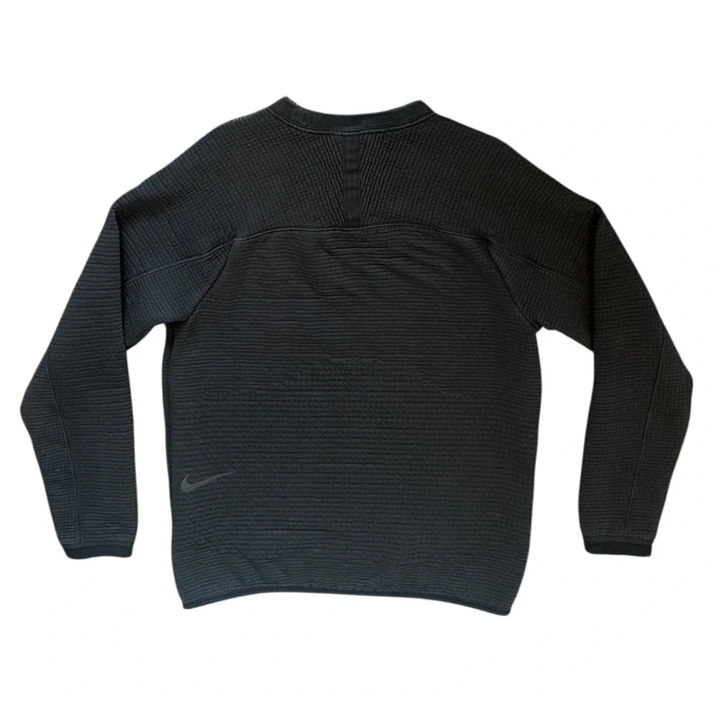 Nike Sportswear Tech Pack Crewneck Sweatshirt Black/Anthracite Small CU3782-010